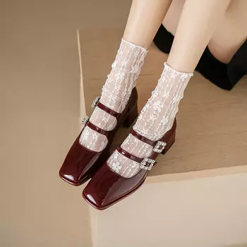 Туфли Мэри Джейн женские Zi Xiao, черный