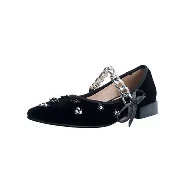 Туфли Мэри Джейн женские Zi Xiao, черный