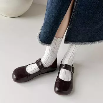 Туфли Мэри Джейн женские Zi Xiao, черный