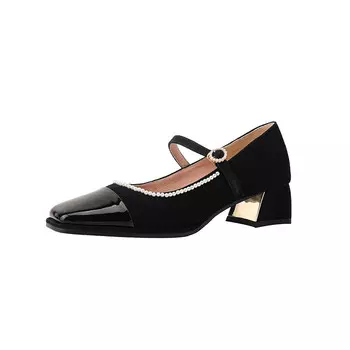 Туфли Мэри Джейн женские Zi Xiao, коричневый