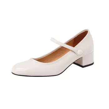 Туфли Мэри Джейн женские Zi Xiao, серебряный