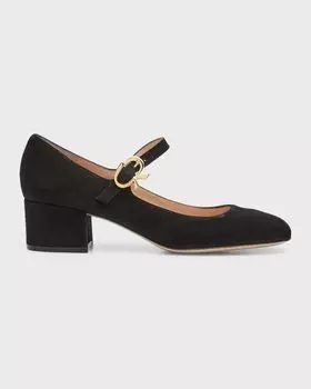 Туфли Мэри с лентой Gianvito Rossi, цвет Black