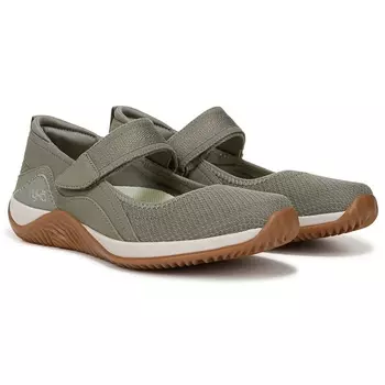 Туфли Mary Jane Echo Ryka, vetiver green mesh fabric