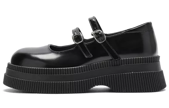 Туфли Mary Jane женские низкие черные C°Banner