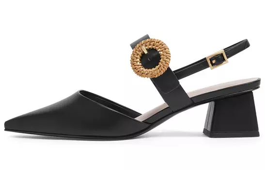 Туфли Mary Jane женские низкие черные Charles&Keith