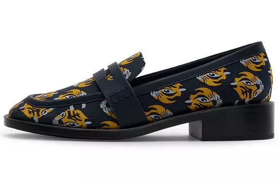 Туфли Mary Jane женские низкие темно-синие Charles&Keith