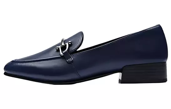 Туфли Mary Jane женские низкие темно-синие Clarks