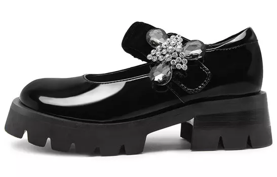 Туфли Mary Jane женские, среднего размера, черный Mio