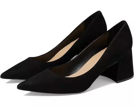 Туфли Massimo Matteo Dawn Block Heel Pump, цвет Black Nubuck