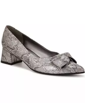 Туфли Mavis на среднем каблуке Naturalizer, серебро