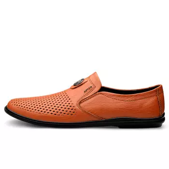 Туфли Men"s Casual Men Low-Top Brown Aipsen