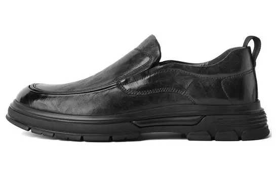 Туфли Men"s Casual Men Low-Top Solid Color Belle, черный