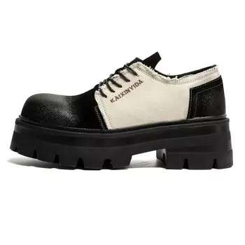 Туфли Men"s Casual Men Low-Top Brown Beidouniao