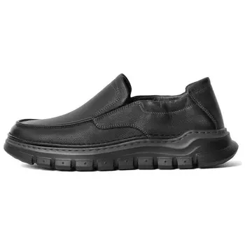 Туфли Men"s Casual Men Low-Top Solid Color Belle, черный