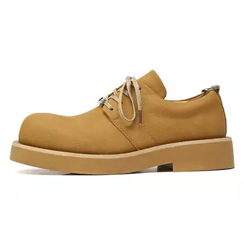 Туфли Men"s Casual Men Low-Top Yellow Weishibangwei