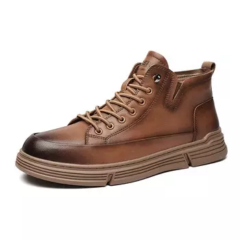 Туфли Men"s Casual Men Low-Top Brown Kaiser