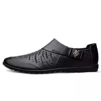 Туфли Men"s Casual Men Low-Top черный Wen Nai