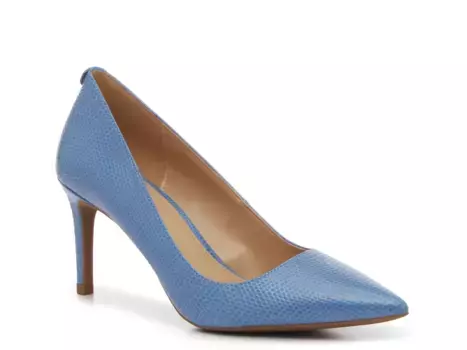 Туфли Michael Kors Alina Flex Pump, с синим змеиным принтом