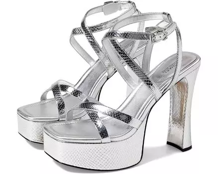 Туфли Michael Kors Paola Platform Sandal, серебряный