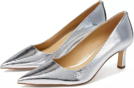 Туфли MICHAEL Michael Kors Amara Kitten Pump, серебряный