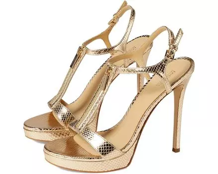 Туфли MICHAEL Michael Kors Berkley Stiletto Platform, цвет Pale Gold