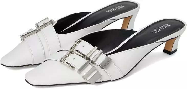 Туфли MICHAEL Michael Kors Darrington Kitten Mule, цвет Optic White