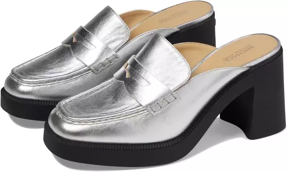 Туфли MICHAEL Michael Kors Eden Platform Mule, серебряный