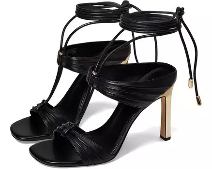 Туфли MICHAEL Michael Kors Gabriella High Sandal, цвет Black/Gold