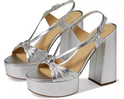 Туфли MICHAEL Michael Kors Gabriella Platform Sandal, серебряный