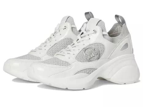 Туфли MICHAEL Michael Kors Zuma Knit Trainer, серебряный