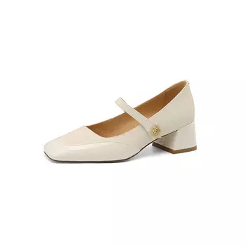 Туфли Mo Lin Mary Jane Shoes Women's, серебряный