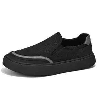 Туфли Mo Xu Men's Casual Shoes Men Low-Top, черный