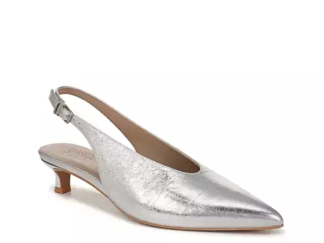 Туфли-молния Nicolette от Naturalizer, серебристый металлик