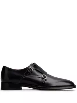 Туфли монки с ремешками Tod's, черный