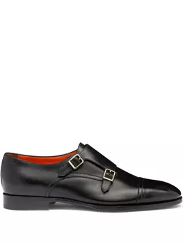 Туфли монки Santoni, черный