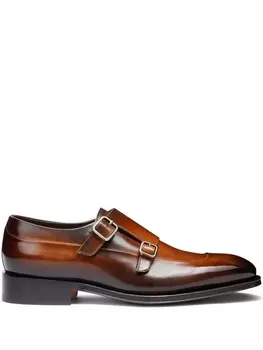 Туфли монки Santoni, коричневый