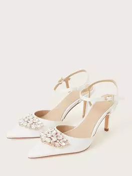 Туфли Monsoon с отделкой из двух частей, цвета слоновой кости