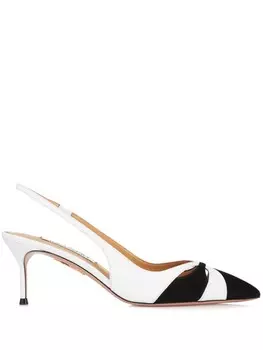 Туфли Moves Sling 65 Aquazzura, белый