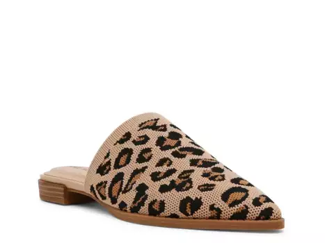 Туфли-мюли Anne Klein Vassar, коричневый леопардовый принт