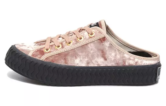 Туфли-мюли Bolt Canvas унисекс с низким верхом розового/золотистого цвета Excelsior