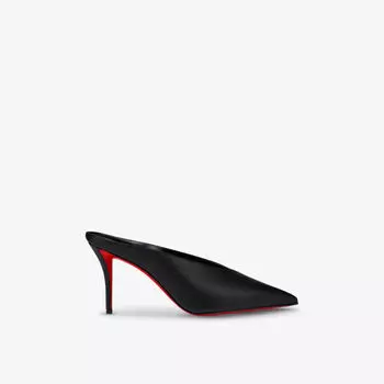 Туфли-мюли Christian Louboutin Miss Z 80 с каблуком, черный