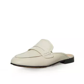 Туфли-мюли Deep Breath на плоской подошве, белый