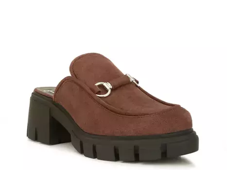 Туфли-мюли London Rag Prosper Platform, темно-коричневые