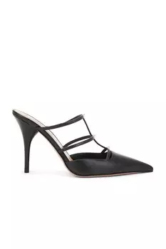 Туфли-мюли Rockstud 100 Wispy Valentino Garavani, цвет Nero