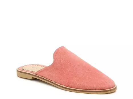 Туфли-мюли замшевые Rag & Co Lia, розовый