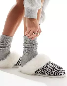 Туфли-мюли Zaria в стиле фейри-айл ASOS DESIGN