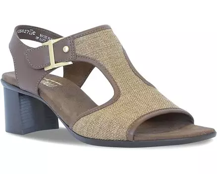 Туфли Munro Wallis, цвет Brown Fabric/Leather Combo