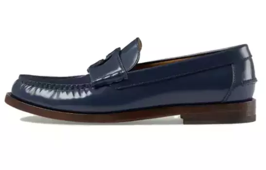 Туфли мужские Gucci Interlocking, темно-синий
