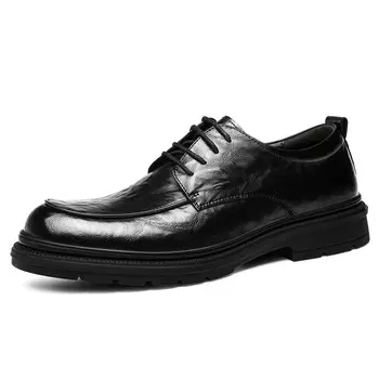 Туфли мужские Men"s Casual Men Low-Top Chint, цвет Upgraded Black