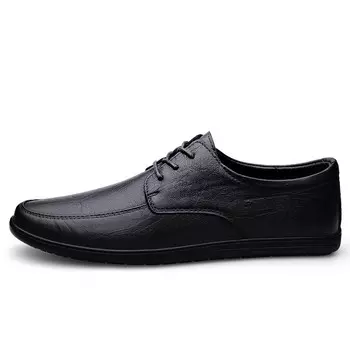Туфли мужские Men"s Casual Men Low-Top Bull Charm, черный